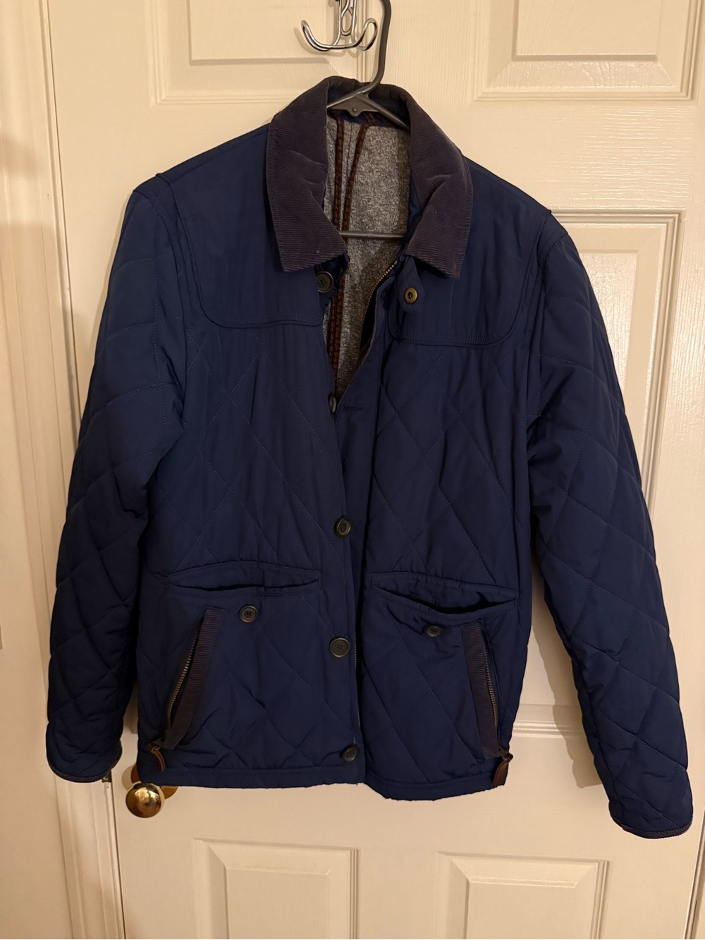 Ted Baker Quilted Navy Blue Puffer Jacket